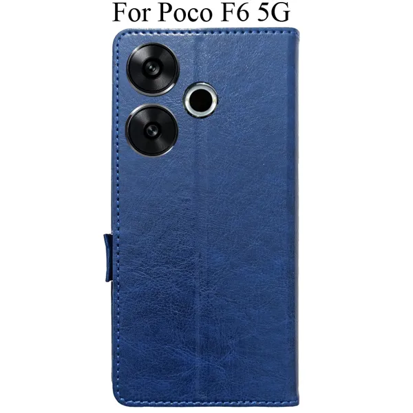 Blue_Premium_Flip_Cover_For_Poco_F6_5G