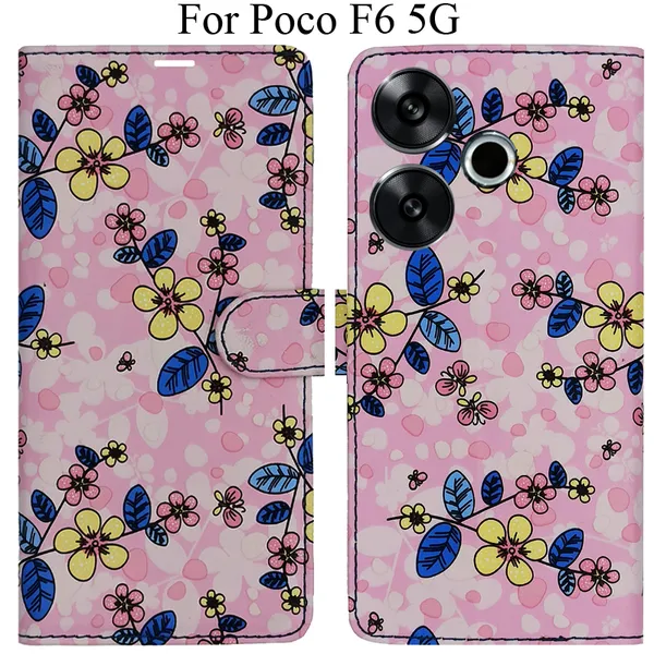 Pink_Premium_Flip_Cover_For_Poco_F6_5G