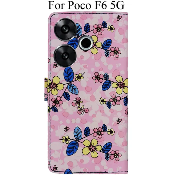 Pink_Premium_Flip_Cover_For_Poco_F6_5G