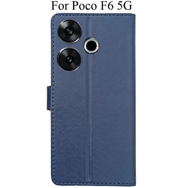 Blue_Premium_Flip_Cover_For_Poco_F6_5G