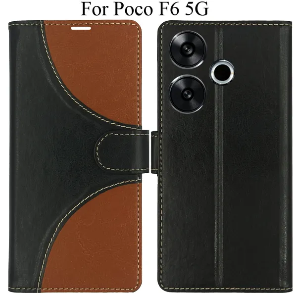 Black_Premium_Flip_Cover_For_Poco_F6_5G