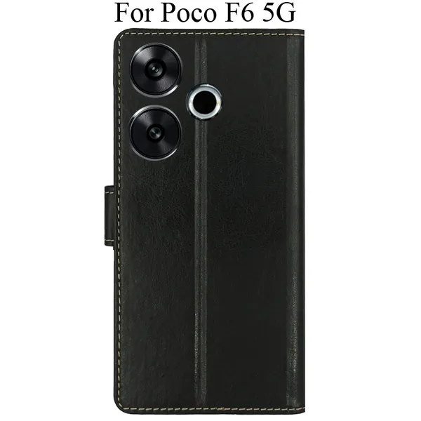 Black_Premium_Flip_Cover_For_Poco_F6_5G