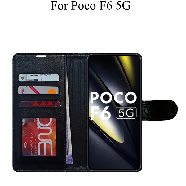 Black_Premium_Flip_Cover_For_Poco_F6_5G