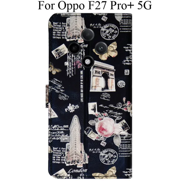 Black_Premium_Flip_Cover_For_Oppo_F27_Pro_Plus_5G,_Oppo_F27_Pro+_5G