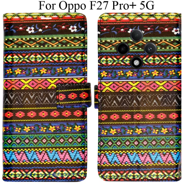Multicolor_Premium_Flip_Cover_For_Oppo_F27_Pro_Plus_5G,_Oppo_F27_Pro+_5G