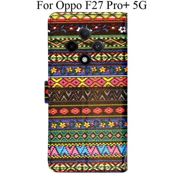 Multicolor_Premium_Flip_Cover_For_Oppo_F27_Pro_Plus_5G,_Oppo_F27_Pro+_5G
