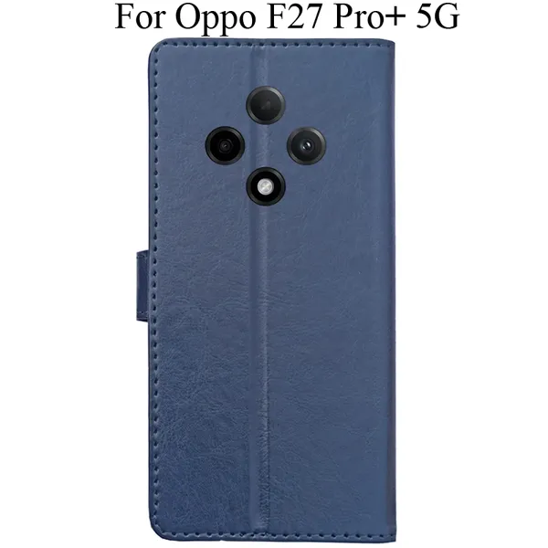 Blue_Premium_Flip_Cover_For_Oppo_F27_Pro_Plus_5G,_Oppo_F27_Pro+_5G