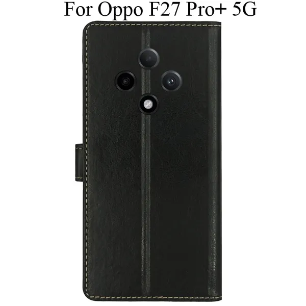 Brown_Premium_Flip_Cover_For_Oppo_F27_Pro_Plus_5G,_Oppo_F27_Pro+_5G