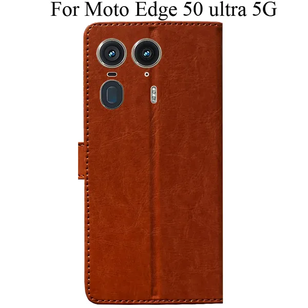 Orange_Premium_Flip_Cover_For_Moto_Edge_50_Ultra_5G