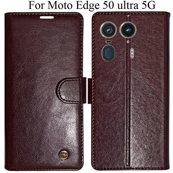 Beige_Premium_Flip_Cover_For_Moto_Edge_50_Ultra_5G