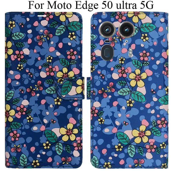 Blue_Premium_Flip_Cover_For_Moto_Edge_50_Ultra_5G