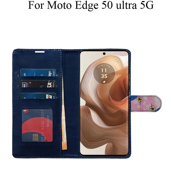 Pink_Premium_Flip_Cover_For_Moto_Edge_50_Ultra_5G