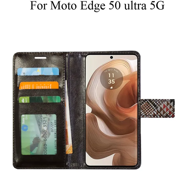 Red_Premium_Flip_Cover_For_Moto_Edge_50_Ultra_5G