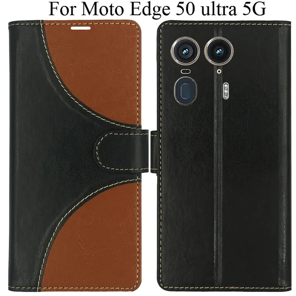 Black_Premium_Flip_Cover_For_Moto_Edge_50_Ultra_5G