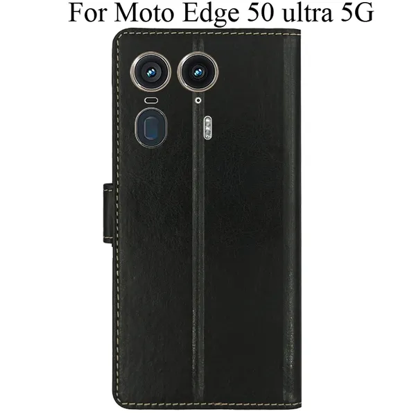 Black_Premium_Flip_Cover_For_Moto_Edge_50_Ultra_5G