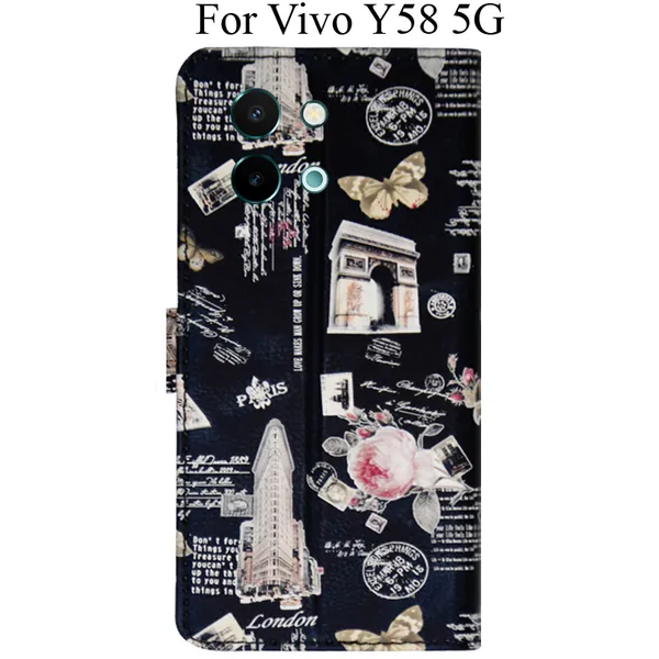 Black_Premium_Flip_Cover_For_Vivo_Y58_5G