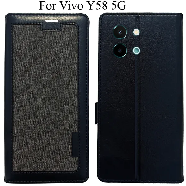 Black_Premium_Flip_Cover_For_Vivo_Y58_5G