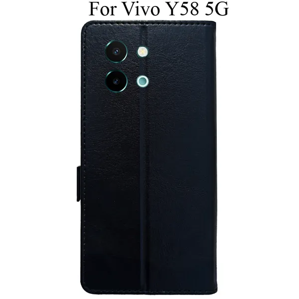 Black_Premium_Flip_Cover_For_Vivo_Y58_5G