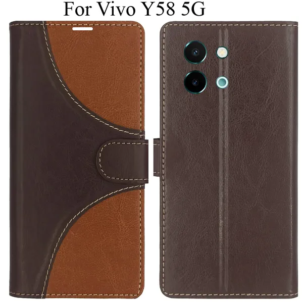 Brown_Premium_Flip_Cover_For_Vivo_Y58_5G