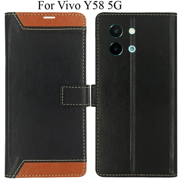 Brown_Premium_Flip_Cover_For_Vivo_Y58_5G