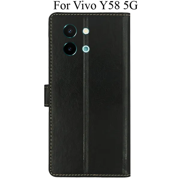 Brown_Premium_Flip_Cover_For_Vivo_Y58_5G