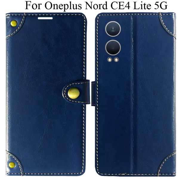 Blue_Premium_Flip_Cover_For_Oneplus_Nord_Ce4_Lite_5G