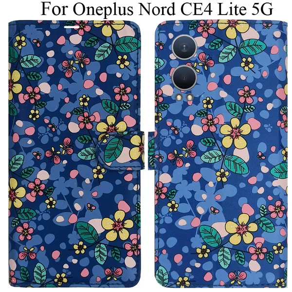 Blue_Premium_Flip_Cover_For_Oneplus_Nord_Ce4_Lite_5G