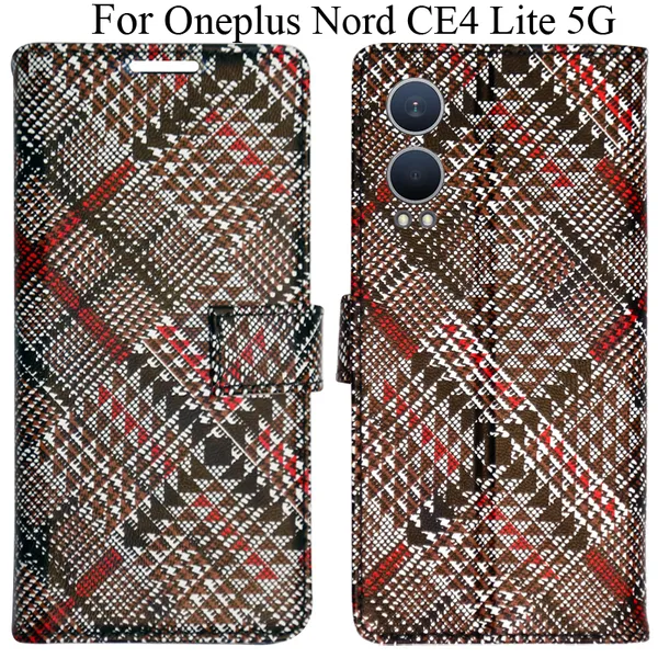 Red_Premium_Flip_Cover_For_Oneplus_Nord_Ce4_Lite_5G