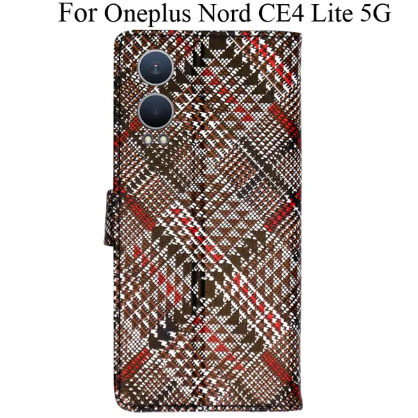 Red_Premium_Flip_Cover_For_Oneplus_Nord_Ce4_Lite_5G