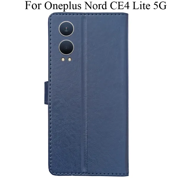 Blue_Premium_Flip_Cover_For_Oneplus_Nord_Ce4_Lite_5G