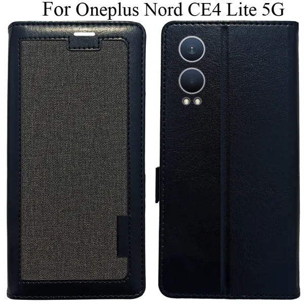 Black_Premium_Flip_Cover_For_Oneplus_Nord_Ce4_Lite_5G