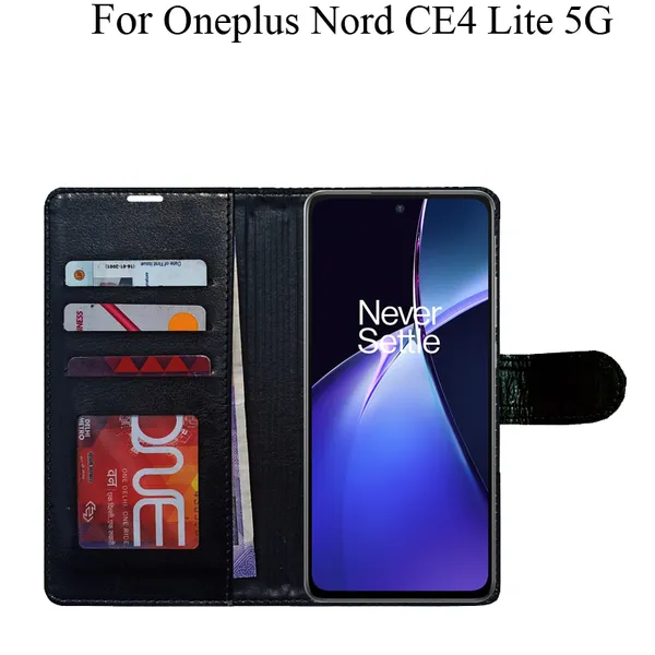 Black_Premium_Flip_Cover_For_Oneplus_Nord_Ce4_Lite_5G