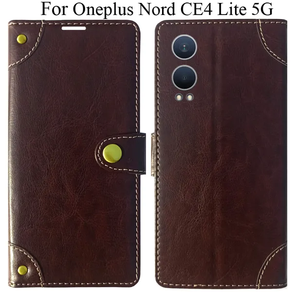 Beige_Premium_Flip_Cover_For_Oneplus_Nord_Ce4_Lite_5G