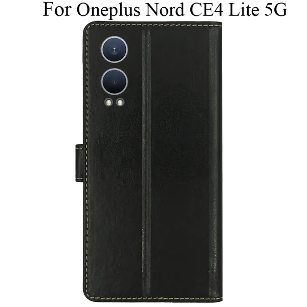 Brown_Premium_Flip_Cover_For_Oneplus_Nord_Ce4_Lite_5G