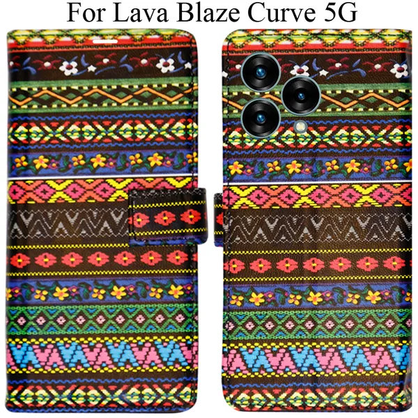 Multicolor_Premium_Flip_Cover_For_Lava_Blaze_Curve_5G