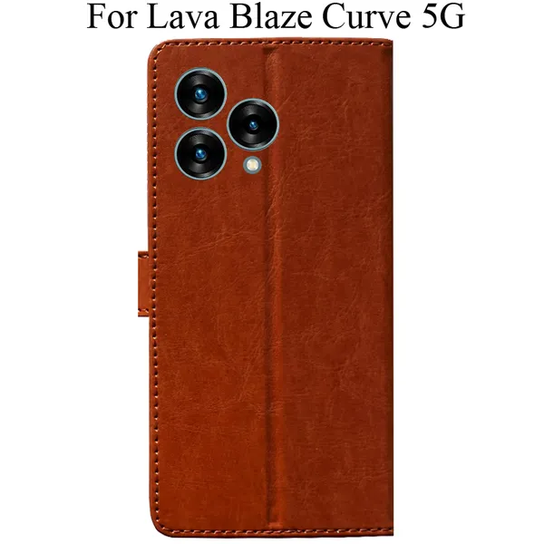Orange_Premium_Flip_Cover_For_Lava_Blaze_Curve_5G
