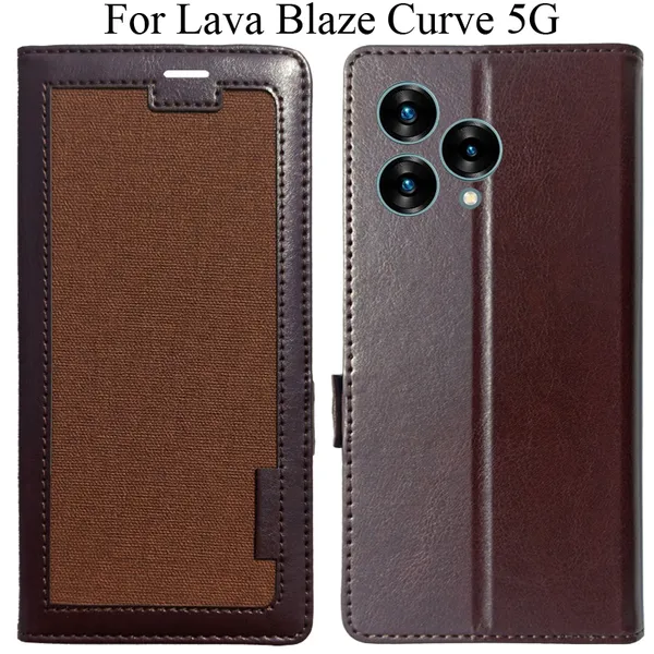 Brown_Premium_Flip_Cover_For_Lava_Blaze_Curve_5G