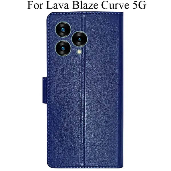 Blue_Premium_Flip_Cover_For_Lava_Blaze_Curve_5G