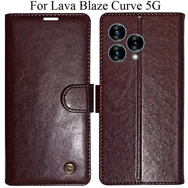 Beige_Premium_Flip_Cover_For_Lava_Blaze_Curve_5G