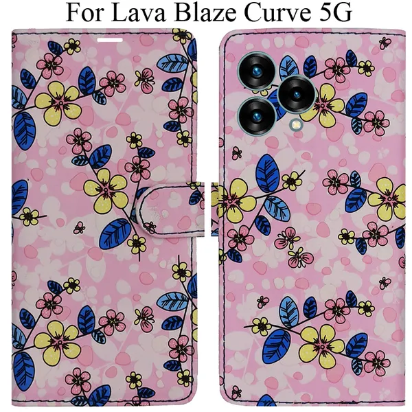 Pink_Premium_Flip_Cover_For_Lava_Blaze_Curve_5G