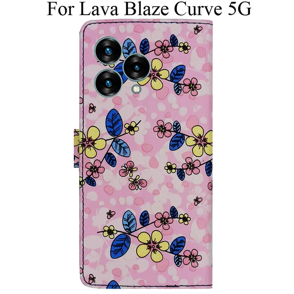 Pink_Premium_Flip_Cover_For_Lava_Blaze_Curve_5G
