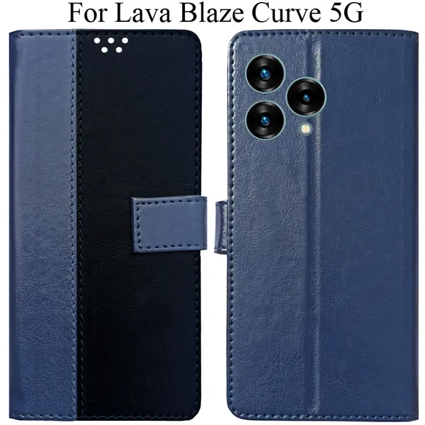 Black_Premium_Flip_Cover_For_Lava_Blaze_Curve_5G