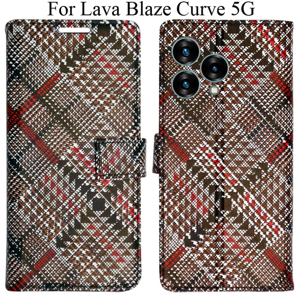 Red_Premium_Flip_Cover_For_Lava_Blaze_Curve_5G