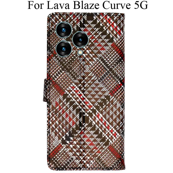 Red_Premium_Flip_Cover_For_Lava_Blaze_Curve_5G
