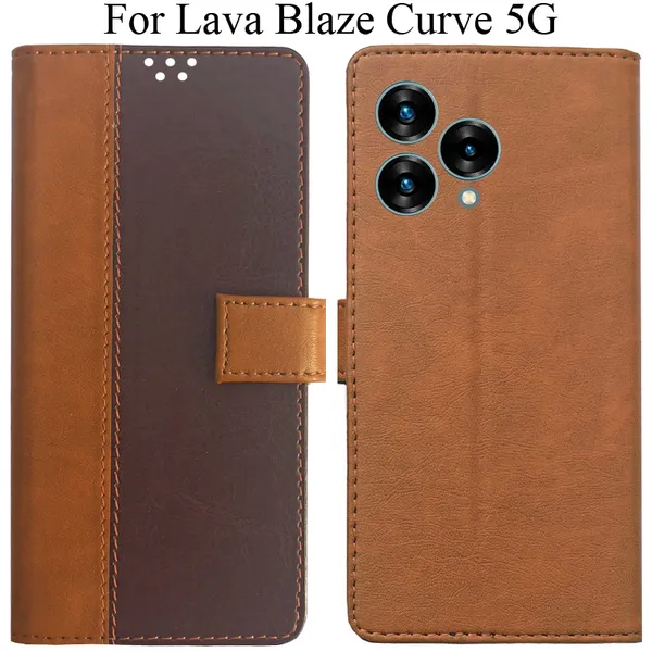 Brown_Premium_Flip_Cover_For_Lava_Blaze_Curve_5G