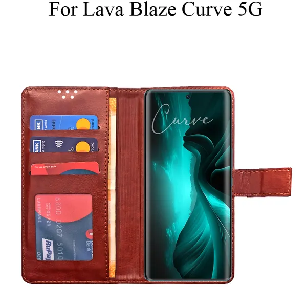 Brown_Premium_Flip_Cover_For_Lava_Blaze_Curve_5G