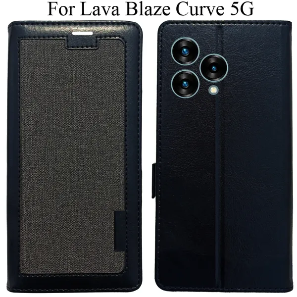 Black_Premium_Flip_Cover_For_Lava_Blaze_Curve_5G