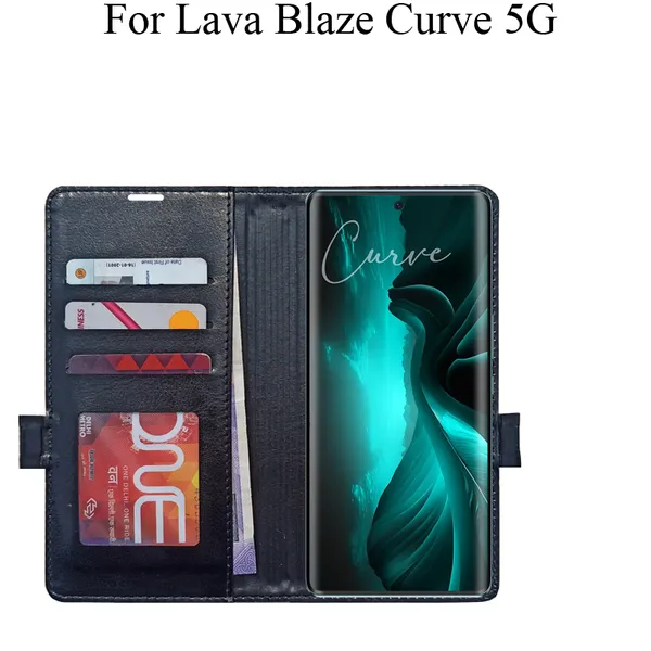 Black_Premium_Flip_Cover_For_Lava_Blaze_Curve_5G
