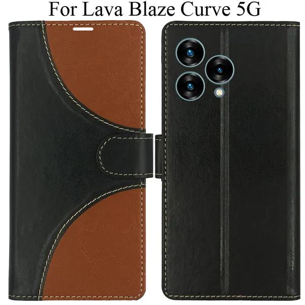 Black_Premium_Flip_Cover_For_Lava_Blaze_Curve_5G
