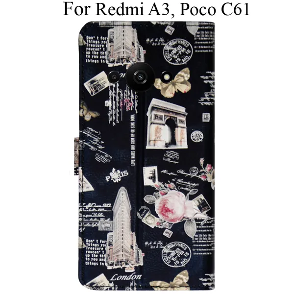 Black_Premium_Flip_Cover_For_Poco_C61,_Redmi_A3_(2024)